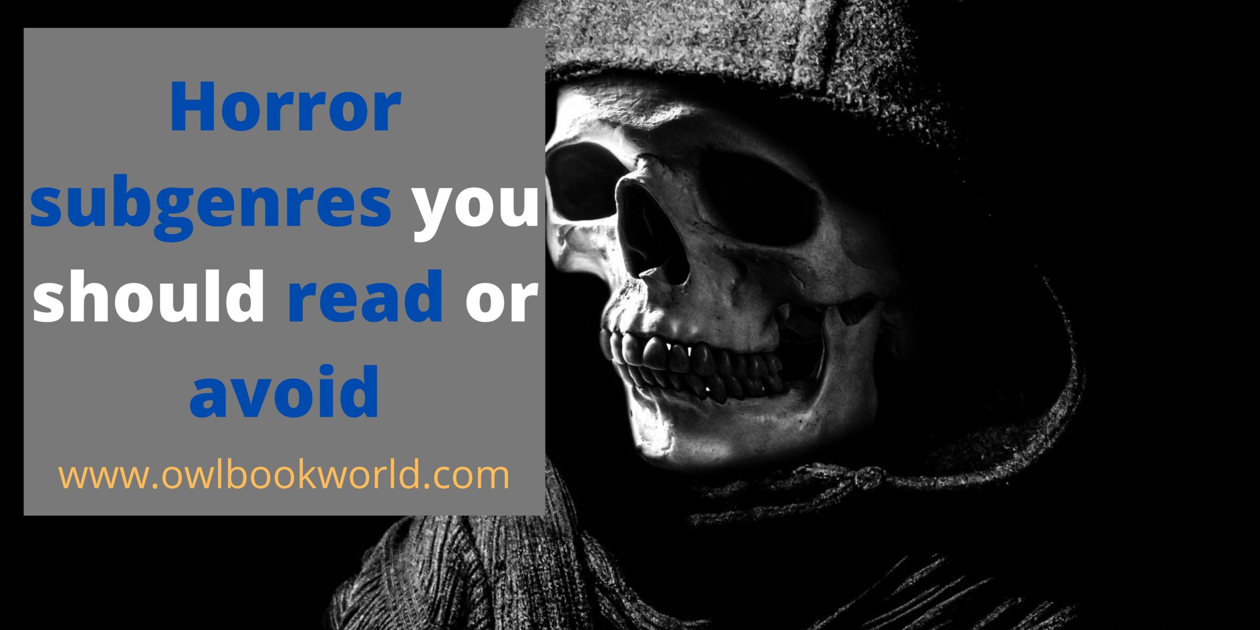 Horror Subgenres guide and where to put your focus